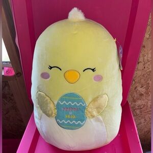 Squishmallows  Jumbo Aimee 2022 16” Peep It Real - Easter Basket - Cute Yellow